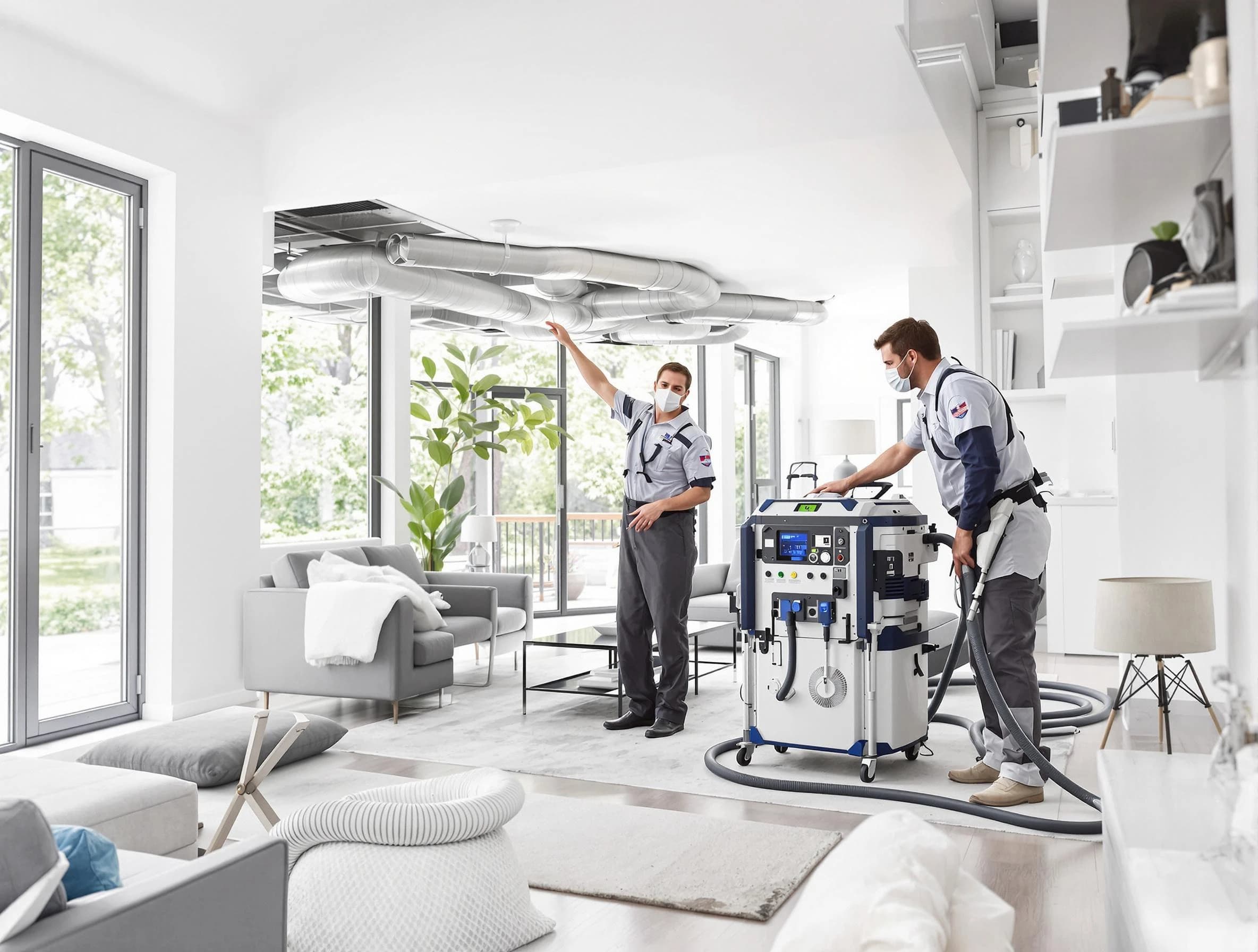 Sun City West Air Duct Cleaning professional conducting pure air duct cleaning with state-of-the-art equipment in Sun City West
