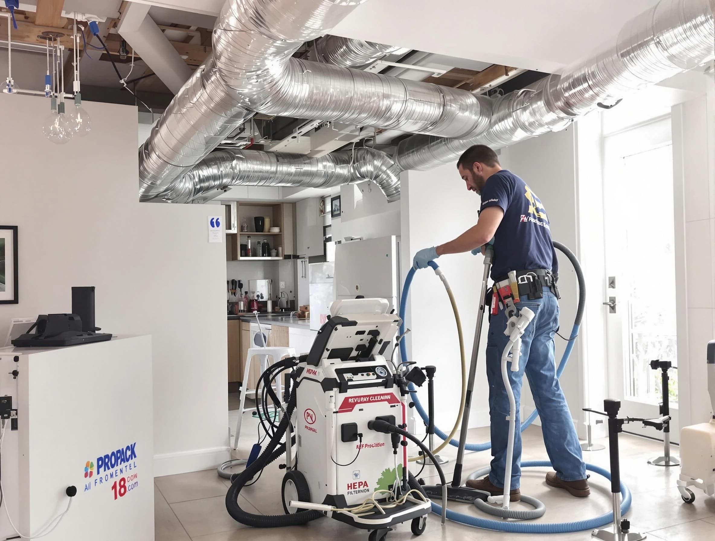 Sun City West Air Duct Cleaning technician performing advanced pure duct cleaning with specialized equipment in Sun City West