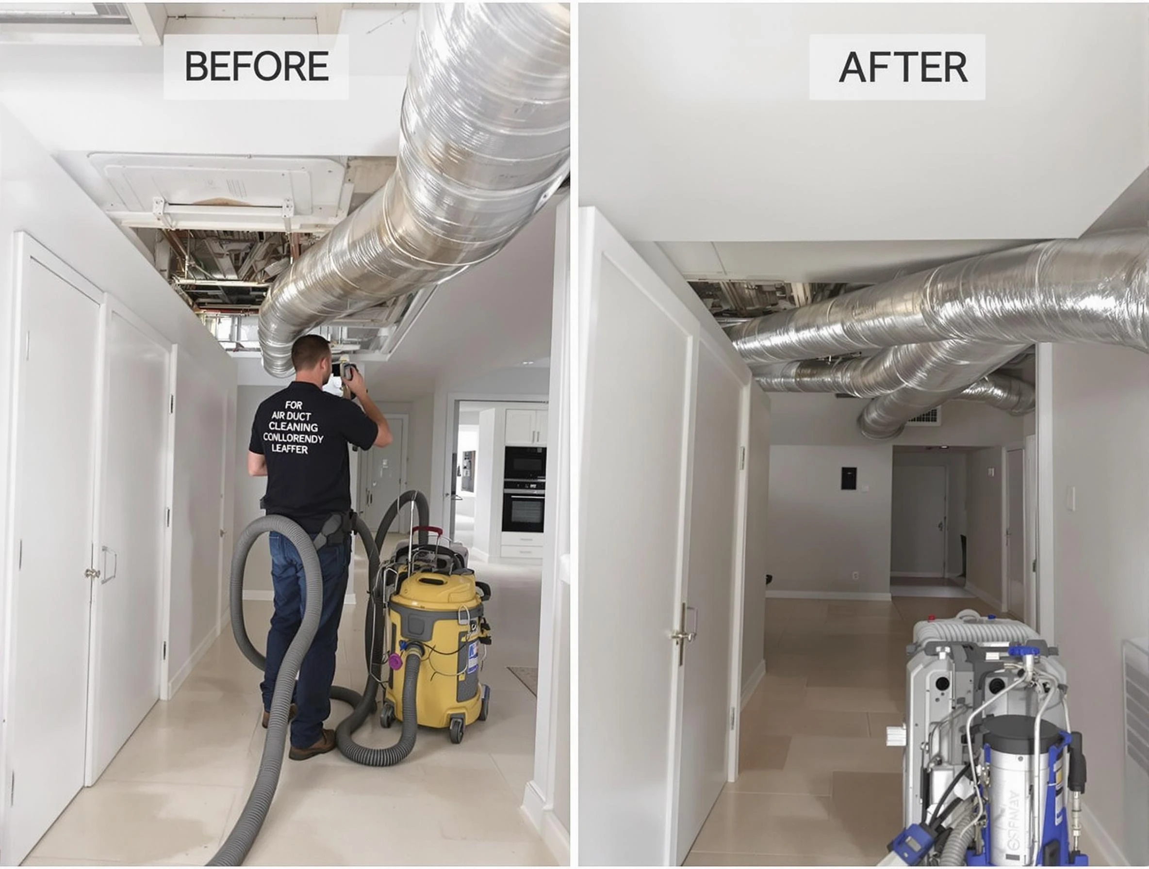 Sun City West Air Duct Cleaning professional performing thorough air duct cleaning in Sun City West