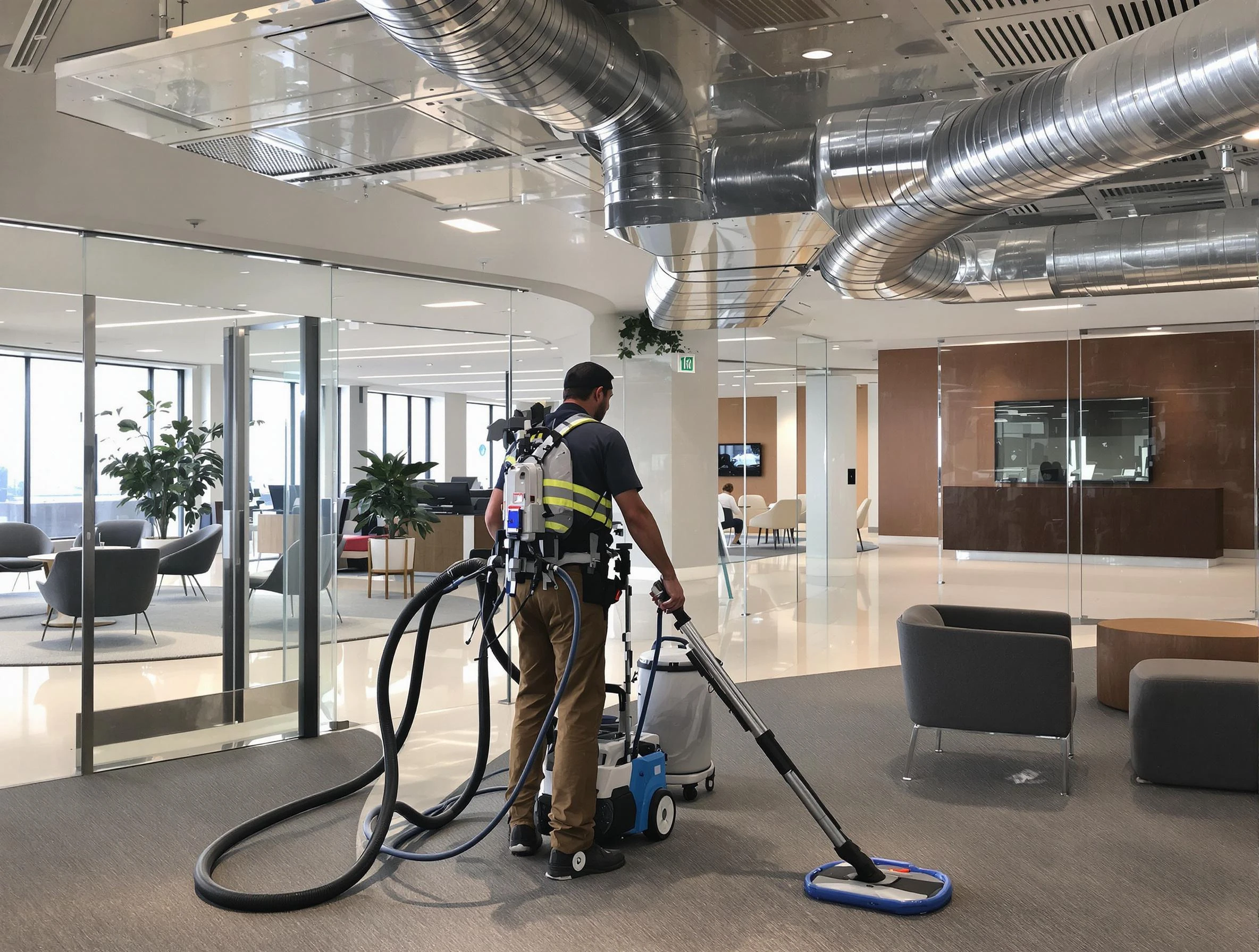 Commercial duct cleaning service by Sun City West Air Duct Cleaning in Sun City West