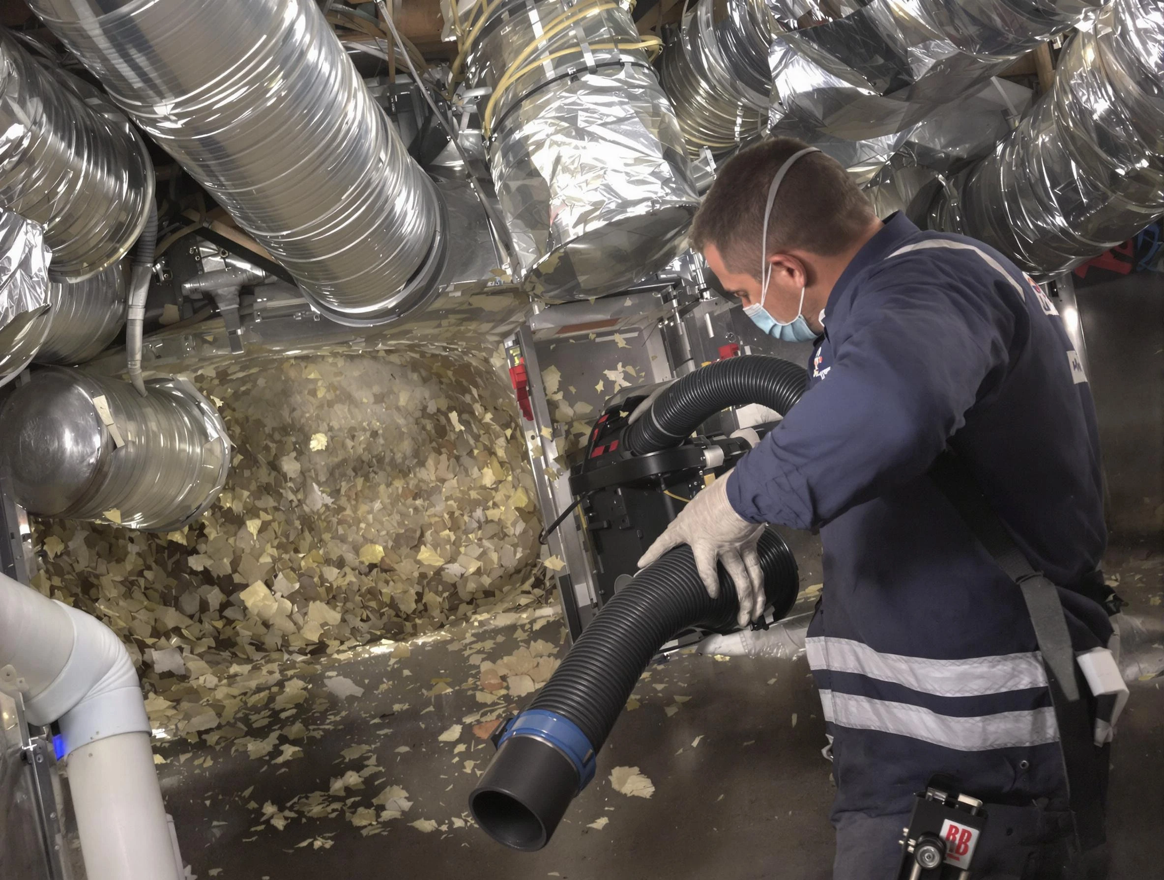 Sun City West Air Duct Cleaning specialist operating negative pressure cleaning equipment for thorough duct maintenance in Sun City West