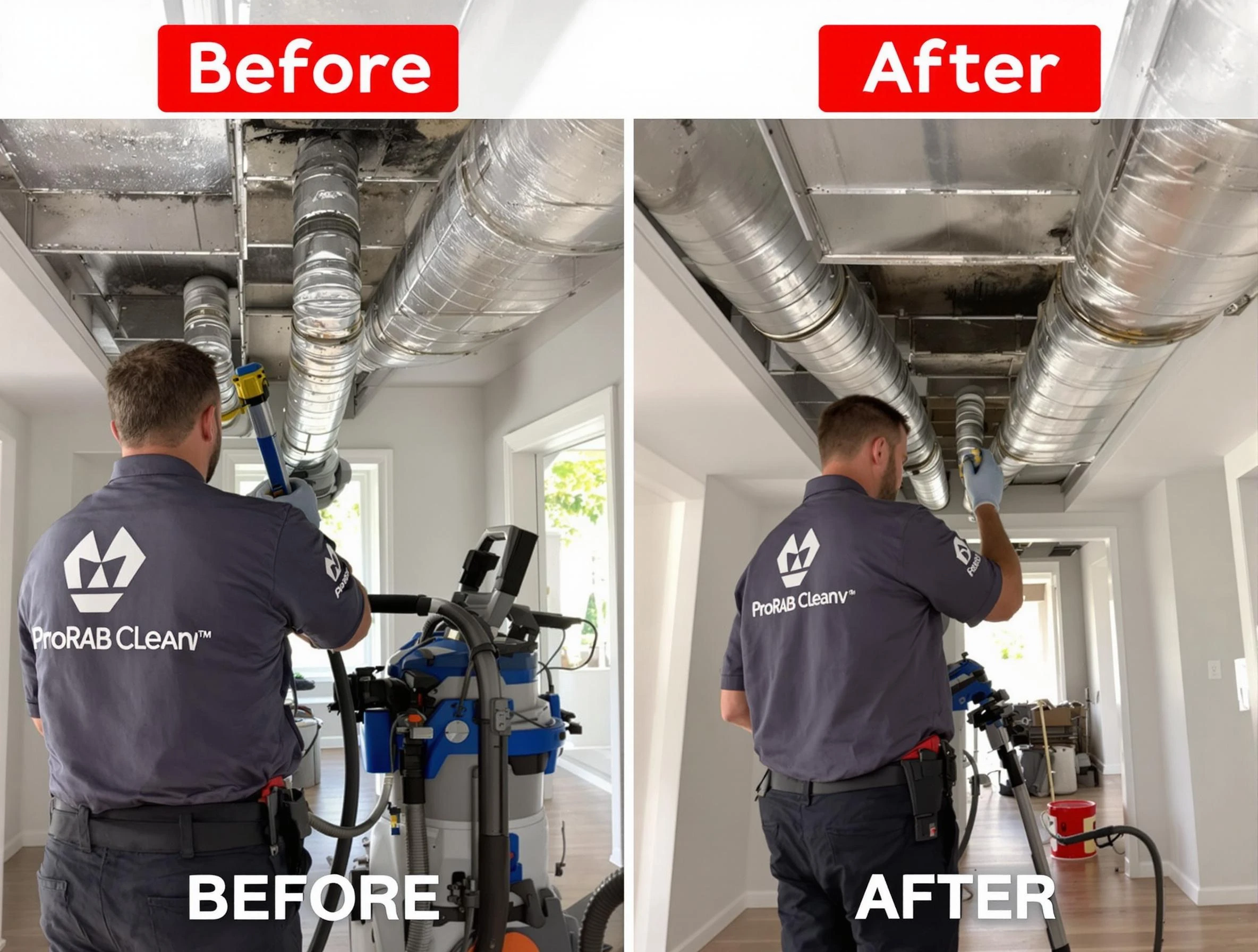 Sun City West Air Duct Cleaning expert performing thorough residential duct cleaning in a Sun City West home
